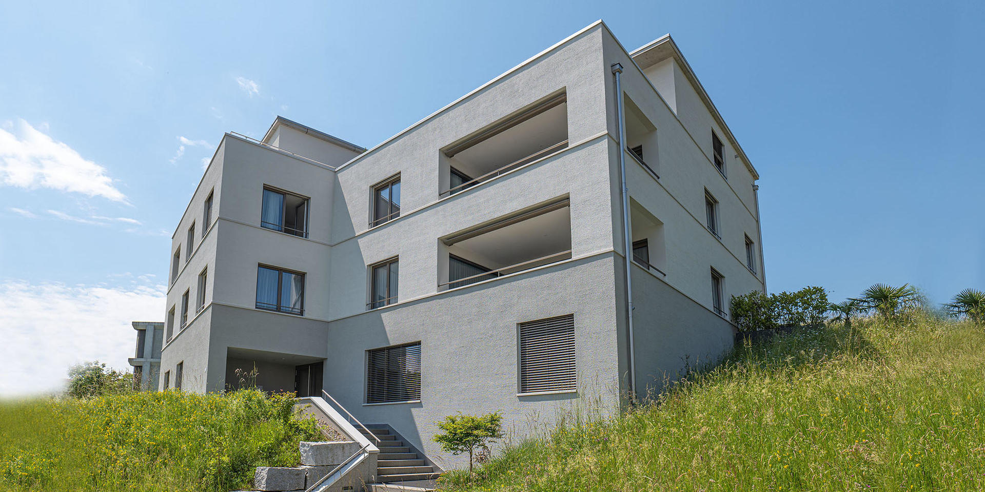 Bärlocher Bau Aussenwärmedämmung für Neubau MFH in St Gallen